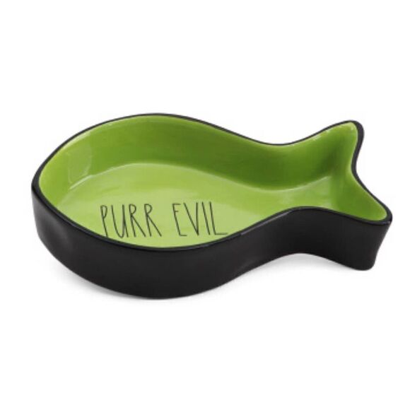 RAE DUNN Purr Evil Pet Bowl - Picture 3 of 3